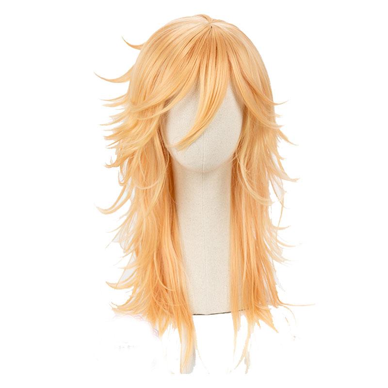Demon slayer Douma Blonde Long Cosplay Wigs