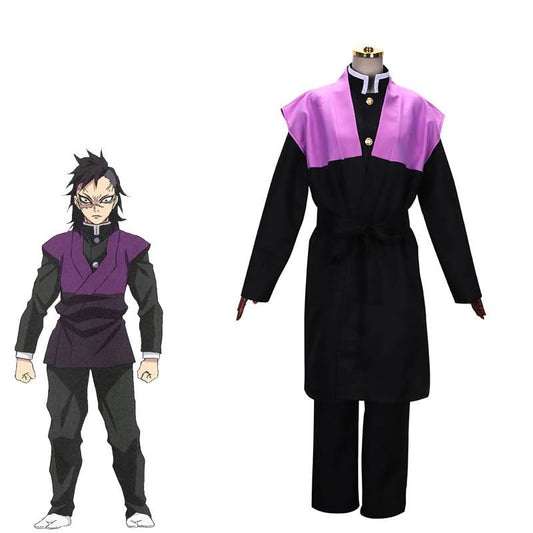 Demon Slayer Genya Shinazugawa Cosplay Costume