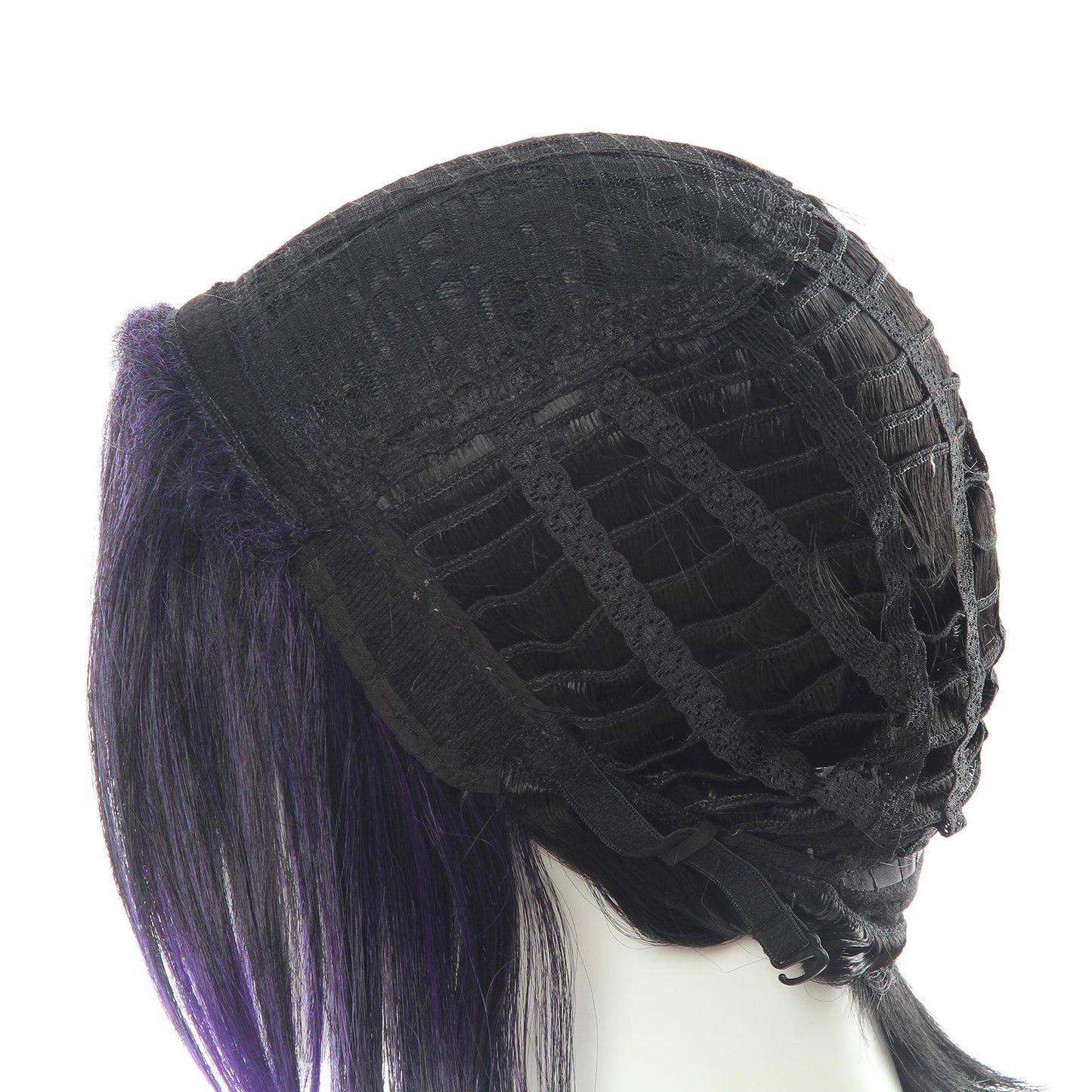 Demon Slayer Kochou Shinobu Short Purple Gradient Color Cosplay Wigs