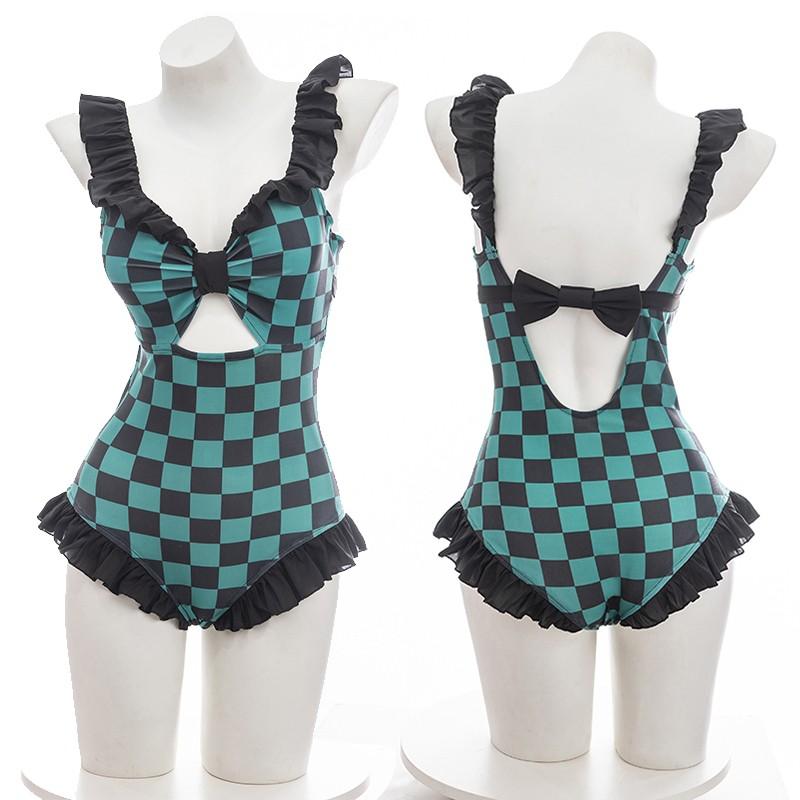 Demon Slayer Tanjirou Kamado Swimsuit Cosplay Costume