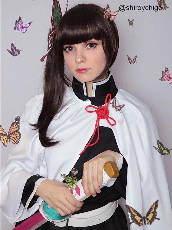 Demon Slayer Tsuyuri Kanawo Female Uniform Cosplay Costume