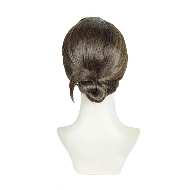 Detroit Become Human AX400 Kara Gold Brown Cosplay Wigs