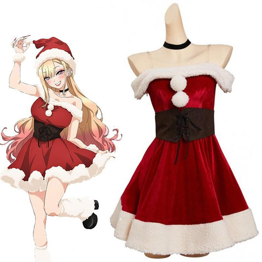 Dress-Up Darling Marin Kitagawa Christmas Dress Cosplay Costume