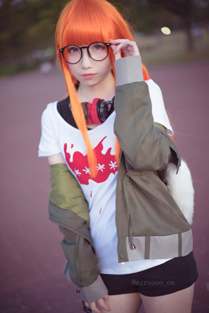 Futaba Sakura Persona 5 Brown Game Cosplay Costumes