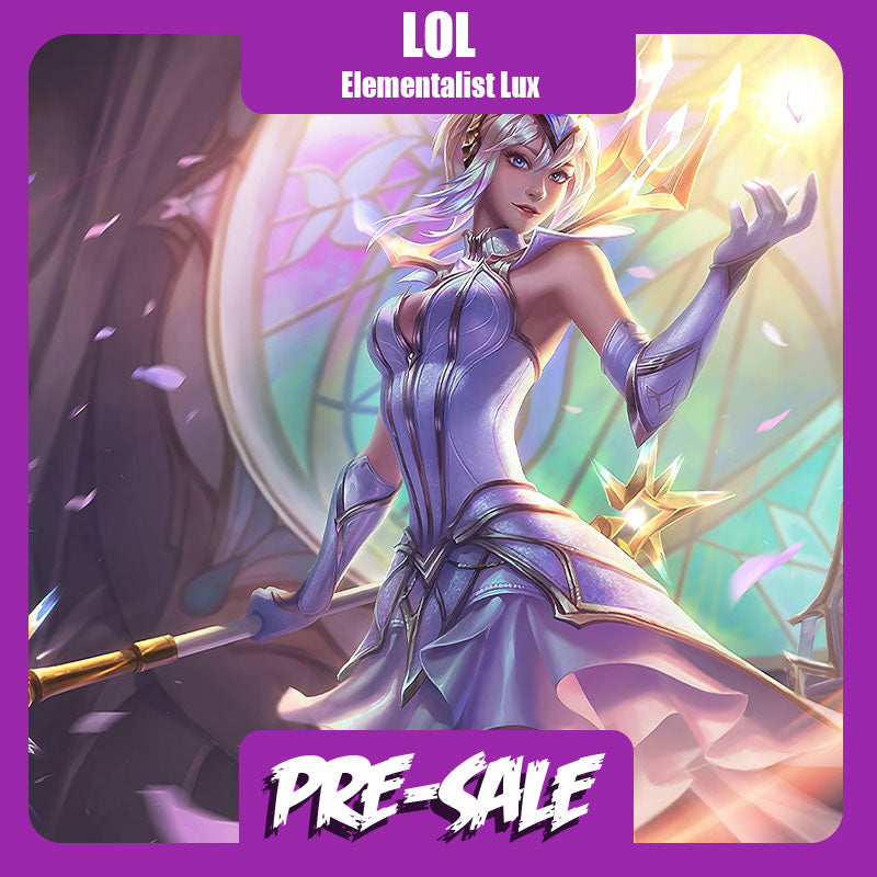 LOL League of Legends Elementalist Lux Cosplay Costume