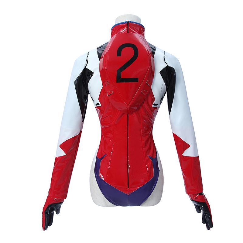EVA Asuka Langley Soryu Combat Suit Cosplay Costume