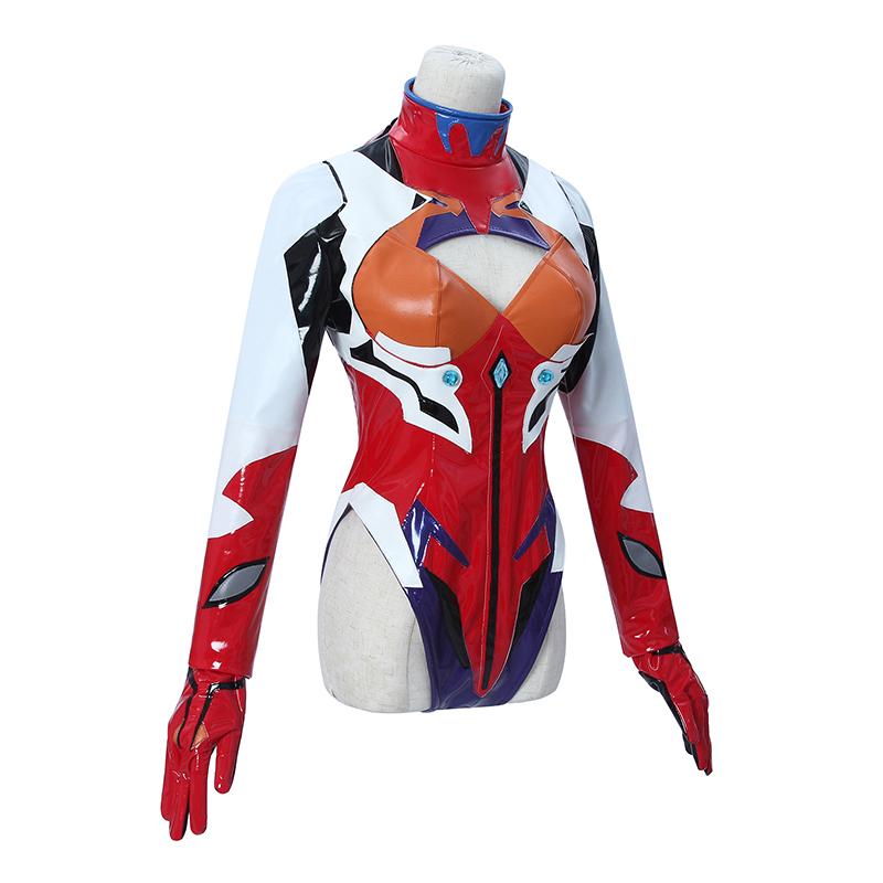 EVA Asuka Langley Soryu Combat Suit Cosplay Costume