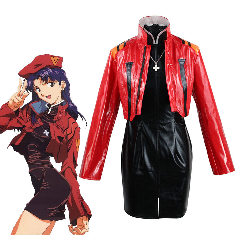 EVA Misato Katsuragi Uniform Cosplay Costume