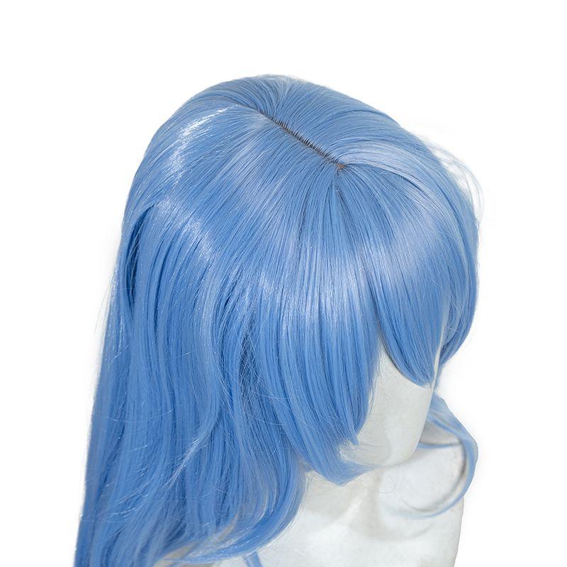 【Ready To Ship】Rei Blue Long Curly Cosplay Wigs