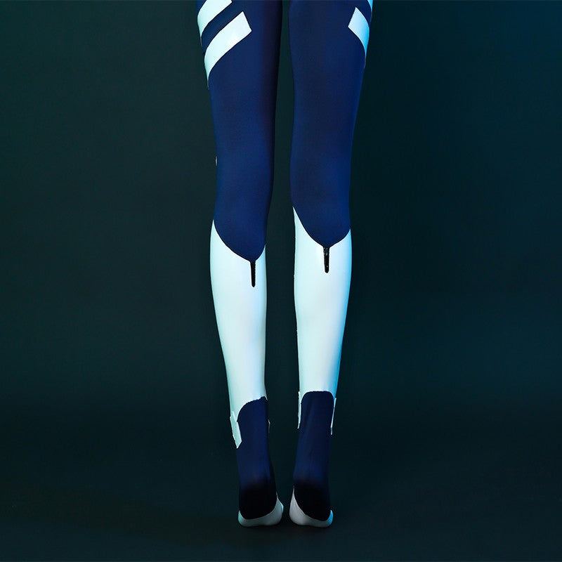 EVA Rei Cat White Cosplay Costume