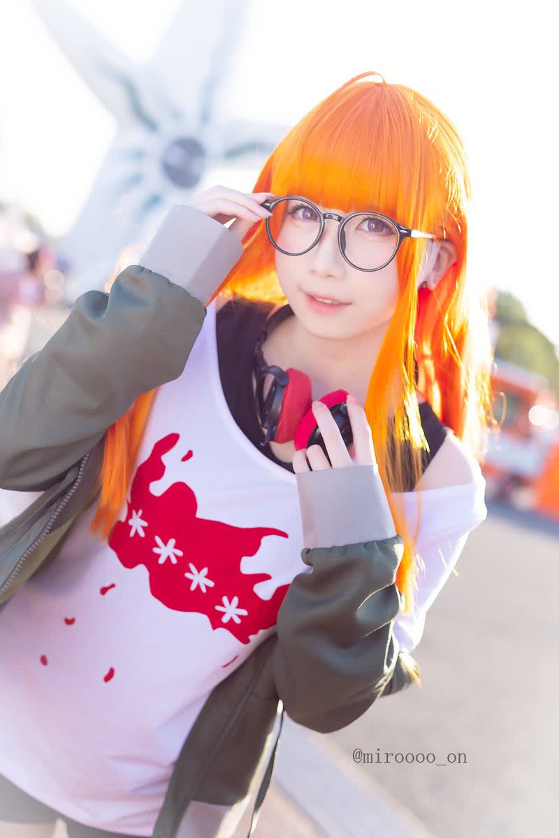 Futaba Sakura Persona 5 Brown Game Cosplay Costumes
