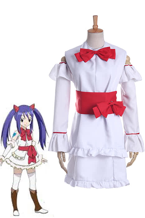 Fairy Tail Dragon Slayers Wendy Marvell After Seven Years Dress Cosplay Costumes