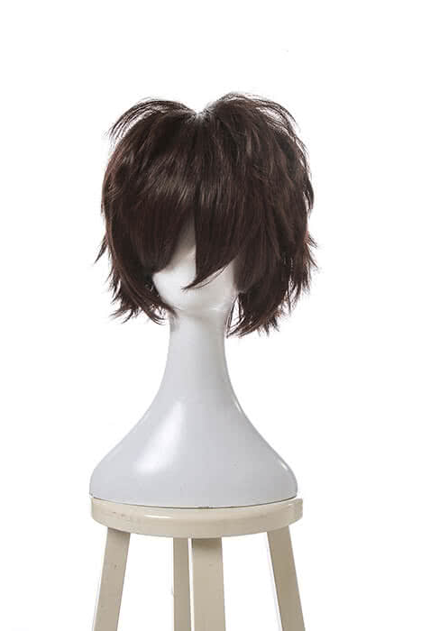 Fashion Black Short Synthetic Cosplay Man Wigs