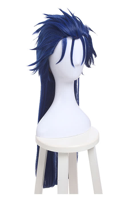Fate Stay Night Lancer Long Blue Synthetic Cosplay Wigs