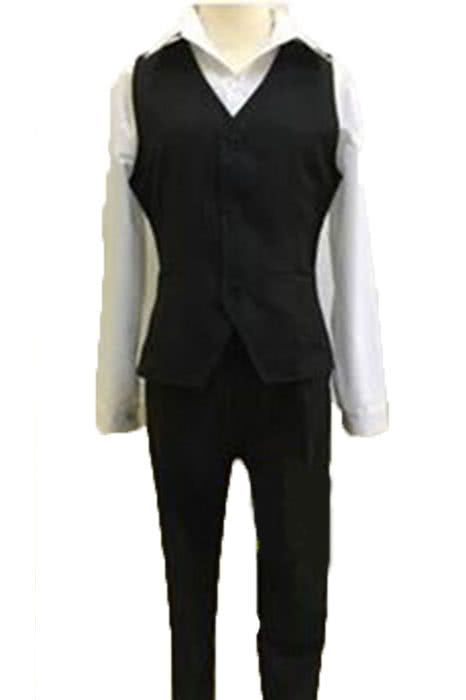 Fate/Apocrypha Sieg Black and White Uniform Cloth Anime Cosplay Costumes