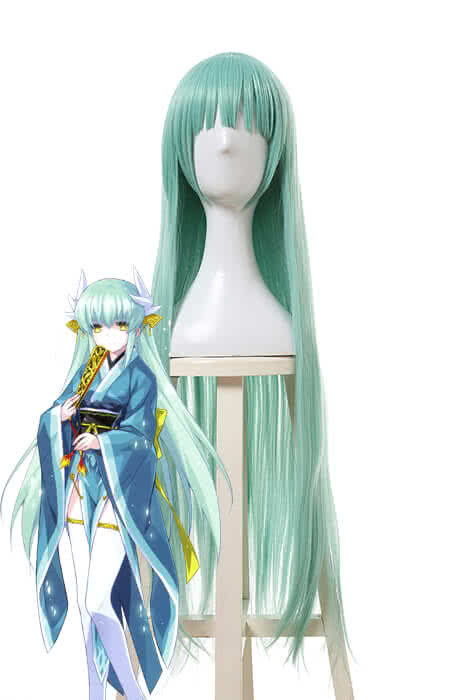 Fate/Grand Order Kiyohime Long Green Cosplay Party Woman Wigs