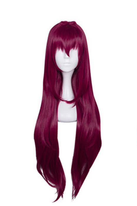Fate/Grand Order Lancer Scáthach Long Purple Red Cosplay Party Woman Wigs