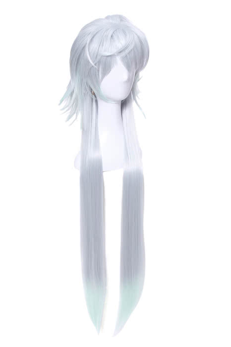 Fate Grand Order Merlin Silver Anime Cosplay Man Wigs