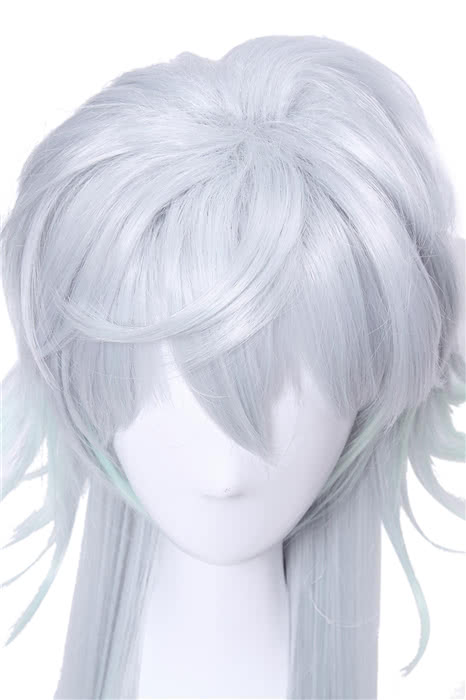 Fate Grand Order Merlin Silver Anime Cosplay Man Wigs