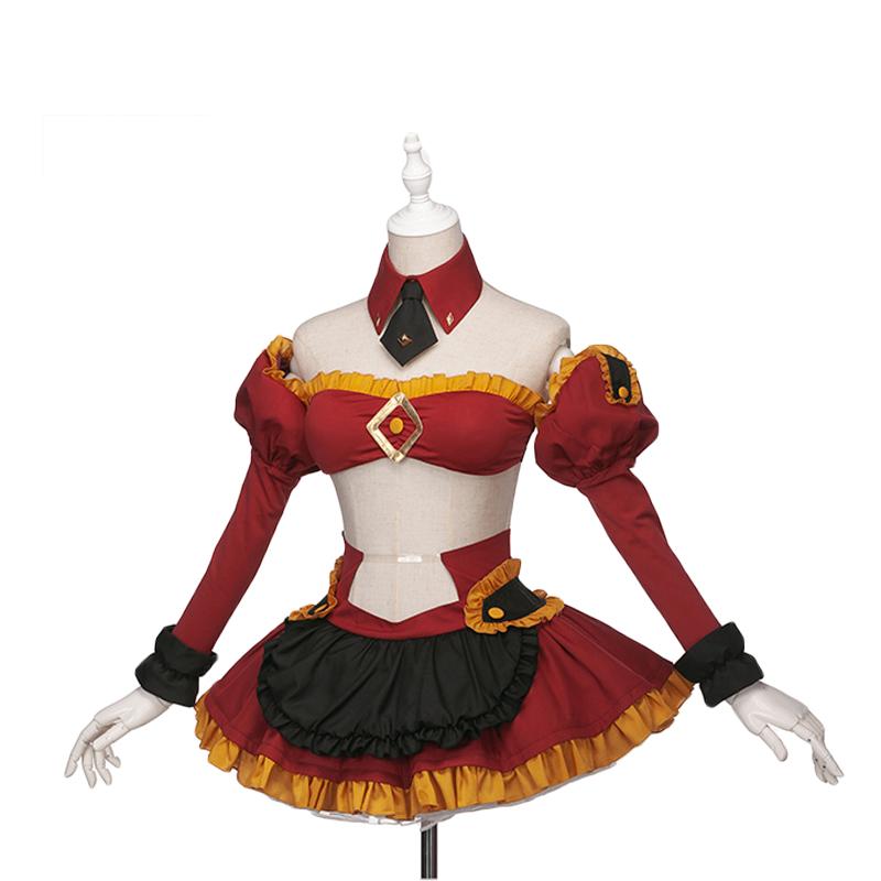 FateApocrypha FGO Saber Mordred Maid Cosplay Costume