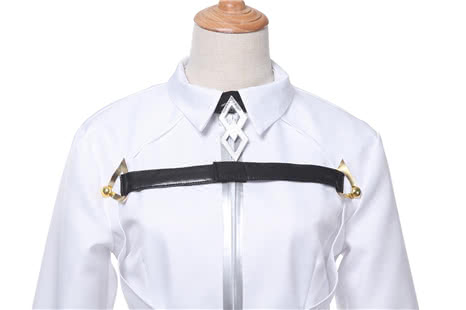Fate/Grand Order Grand Master Olgamally Animusphere Black And White Uniform Anime Cosplay Costumes