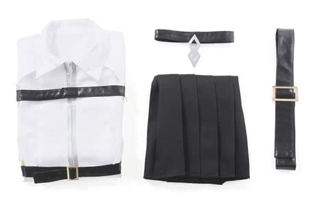 Fate/Grand Order Grand Master Olgamally Animusphere Black And White Uniform Anime Cosplay Costumes