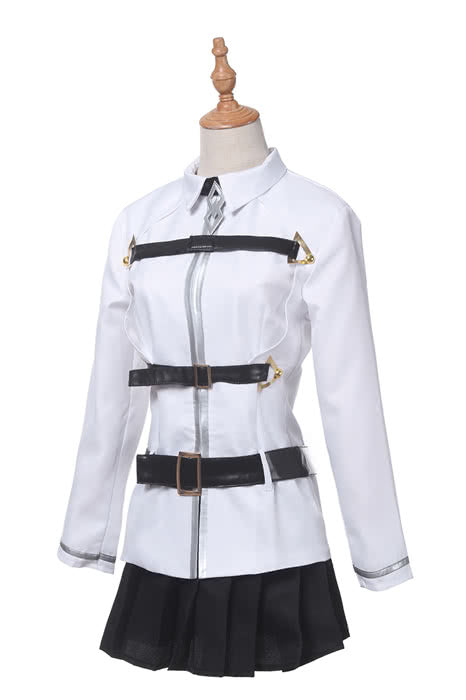 Fate/Grand Order Grand Master Olgamally Animusphere Black And White Uniform Anime Cosplay Costumes