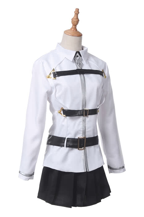 Fate/Grand Order Grand Master Olgamally Animusphere Black And White Uniform Anime Cosplay Costumes