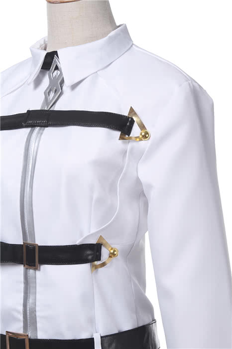 Fate/Grand Order Grand Master Olgamally Animusphere Black And White Uniform Anime Cosplay Costumes