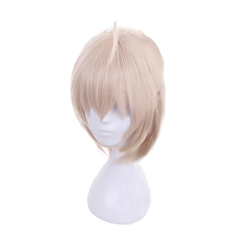 FateGrand Order Okita Souji Saber Blonde Medium Length Cosplay Wigs