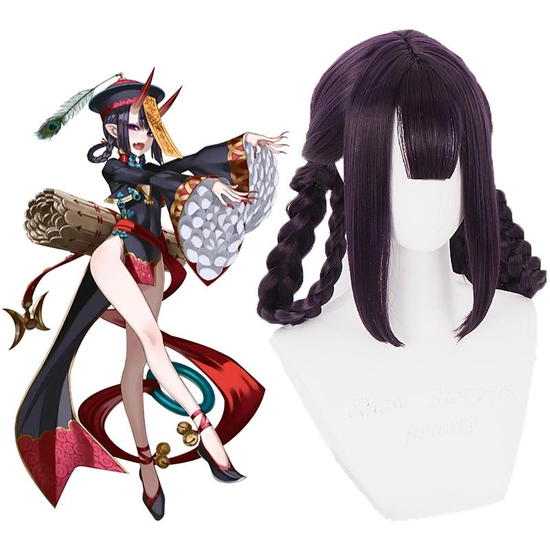 FateGrand Order Shuten Doji Zombie Halloween Purple Wigs