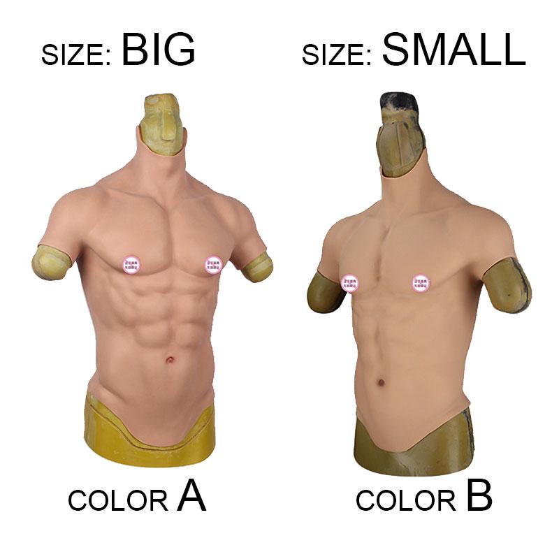 Female To Male Silicone Pectoral Muscles Cosplay Abs