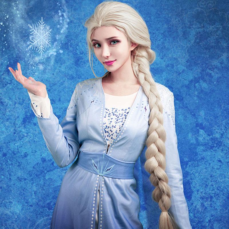 Film Elsa Cosplay Costume