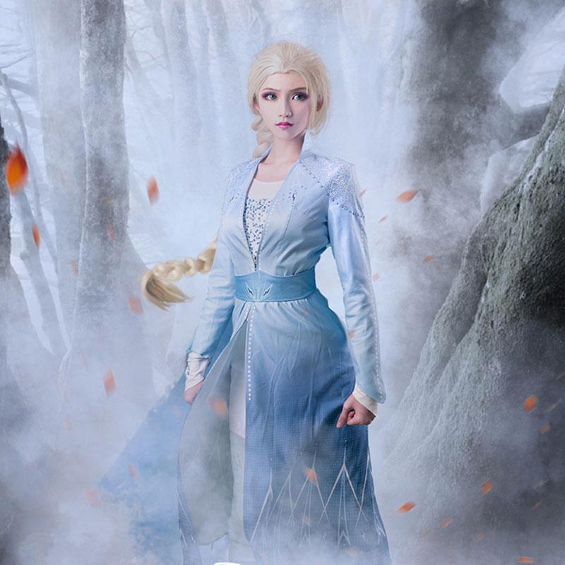 Film Elsa Cosplay Costume