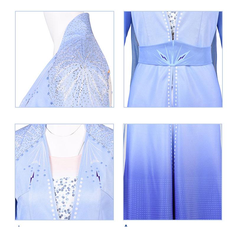 Film Elsa Cosplay Costume