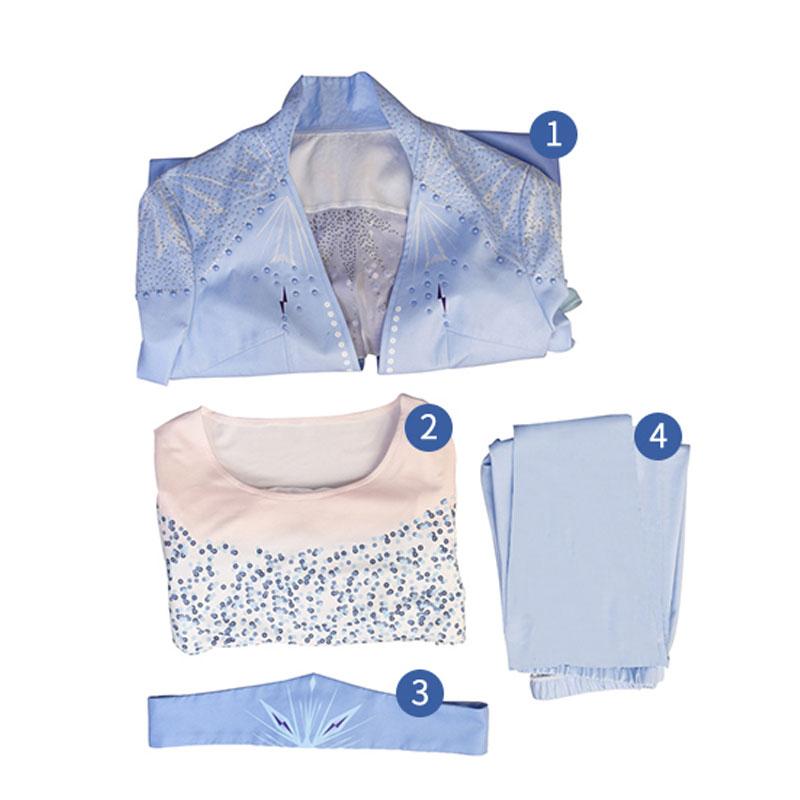 Film Elsa Cosplay Costume