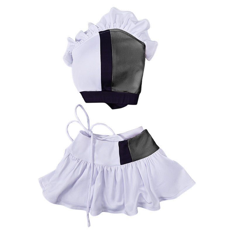 Final Fantasy 7 Tifa Swimsuit White FF7 Cosplay Costume