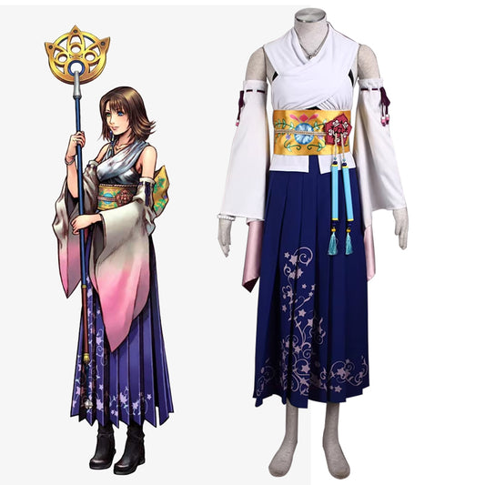 Final Fantasy Yuna Cosplay Costume