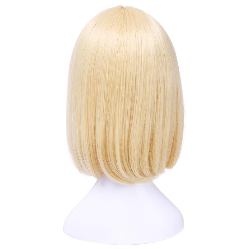 Fire Force Iris Blonde Medium Length Cosplay Wigs