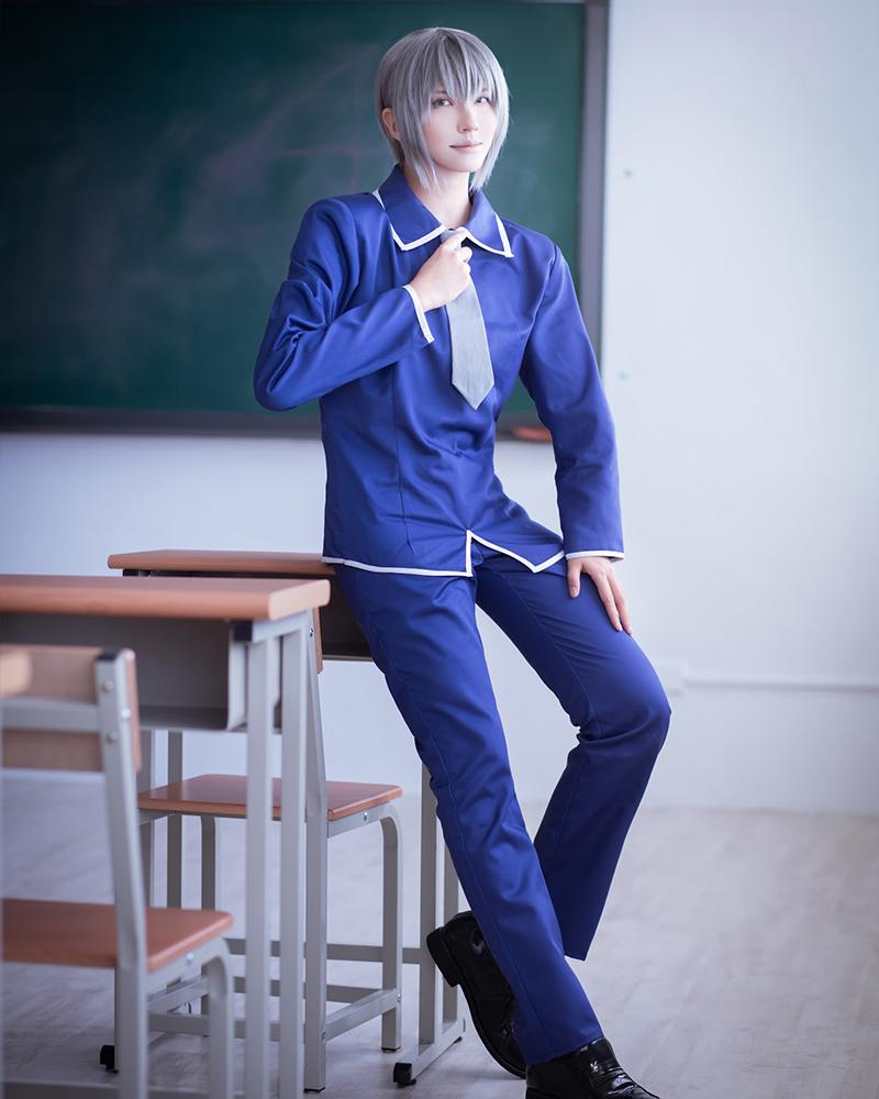 Fruits Basket Yuki soma Kyo soma School Uniform Cosplay Costume