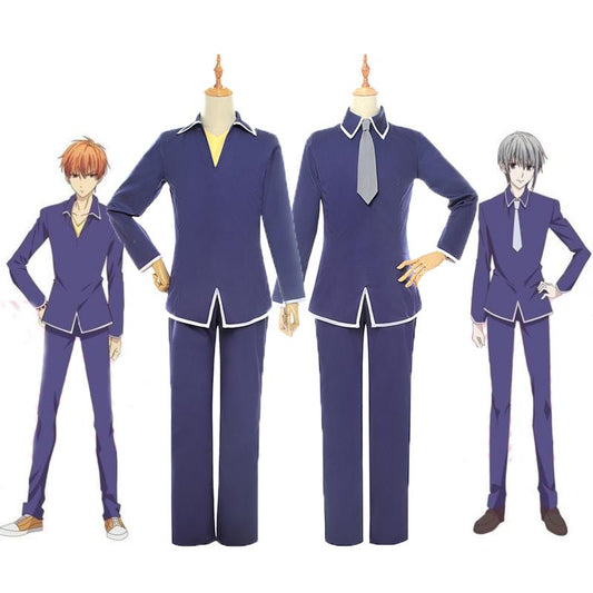 Fruitsbasket Yuki soma Kyo soma School Uniform Cosplay Costume