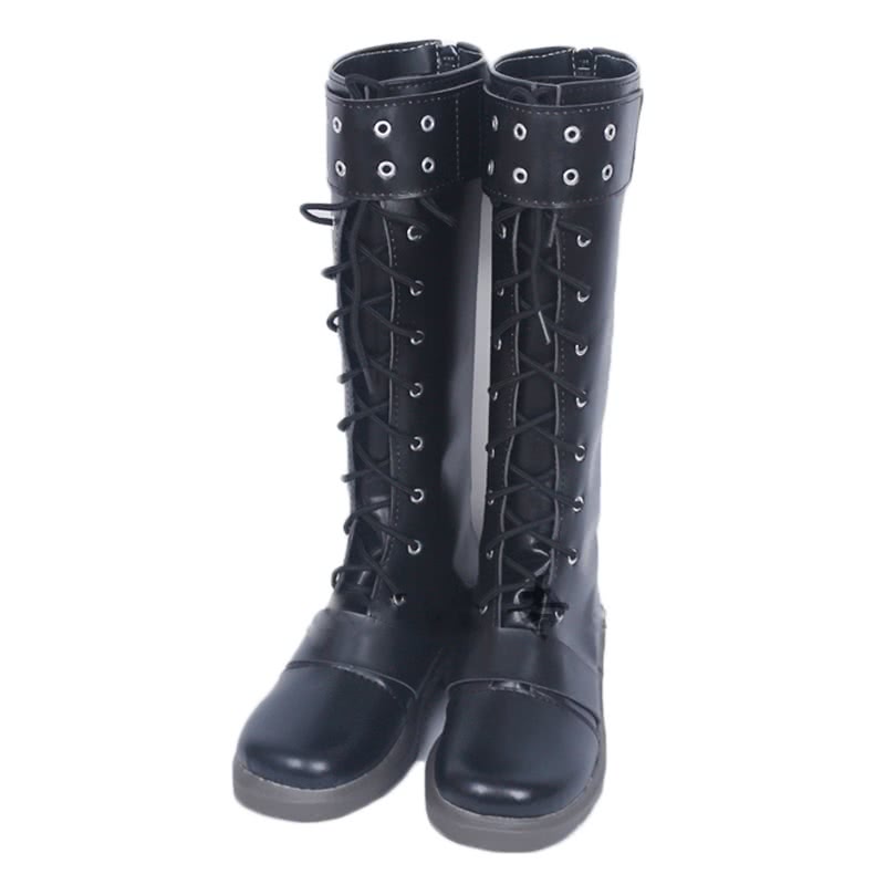 Futaba Sakura Persona 5 Blcak Boots Game Cosplay Shoes
