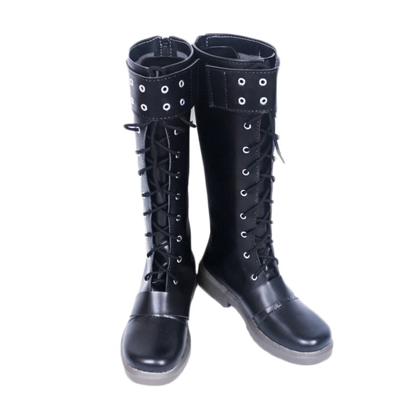 Futaba Sakura Persona 5 Blcak Boots Game Cosplay Shoes