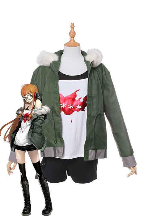 Futaba Sakura Persona 5 Brown Game Cosplay Costumes