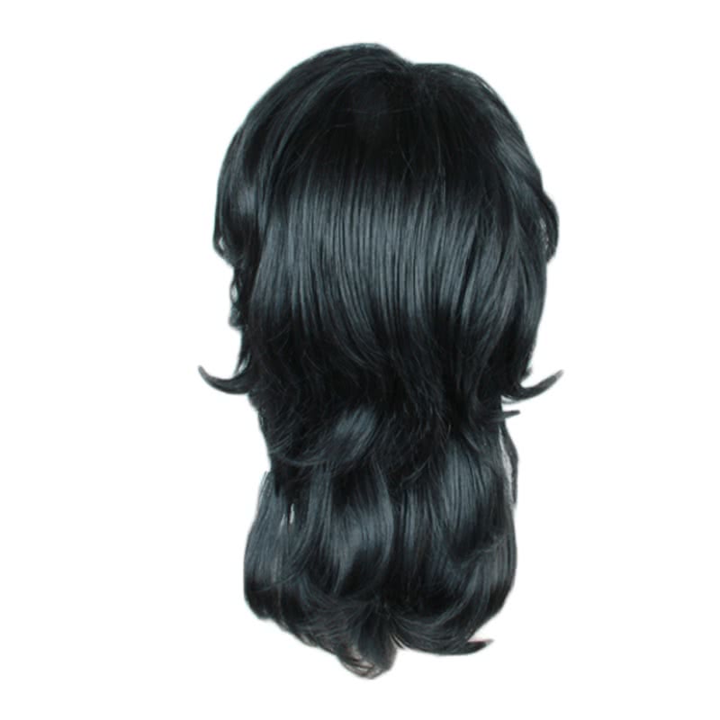 Game Ensemble Stars Rei Sakuma Black Curly Cosplay Wig