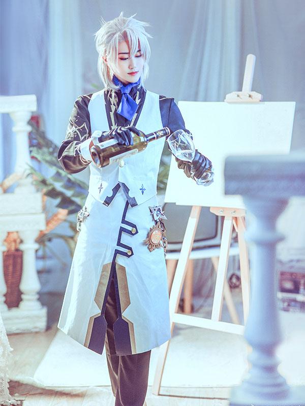 Game Genshin Impact Albedo Sweet Paradise Cosplay Costume