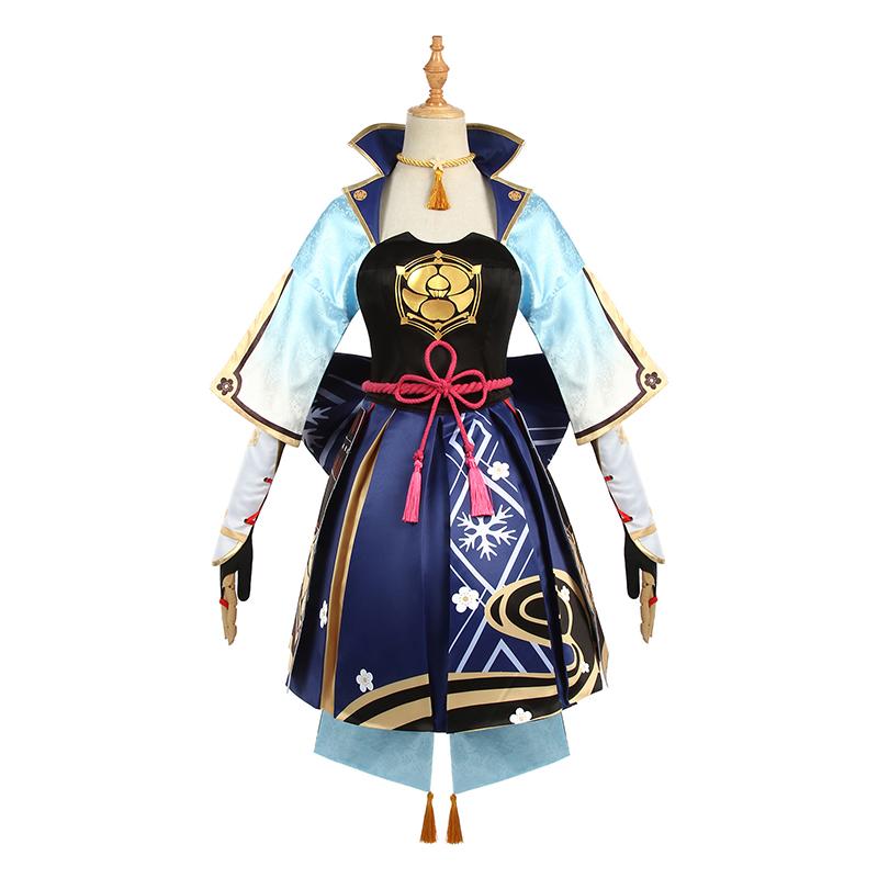 Game Genshin Impact Ayaka Cosplay Costume