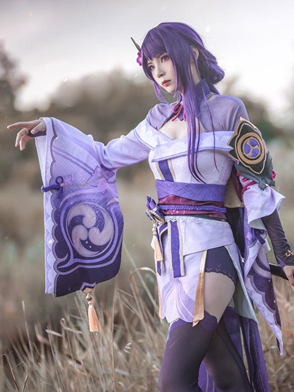 Game Genshin Impact Baal Raiden Shogun Cosplay Costume