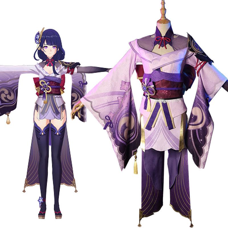 Game Genshin Impact Baal Raiden Shogun Cosplay Costume