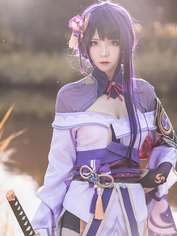 Game Genshin Impact Baal Raiden Shogun Cosplay Costume